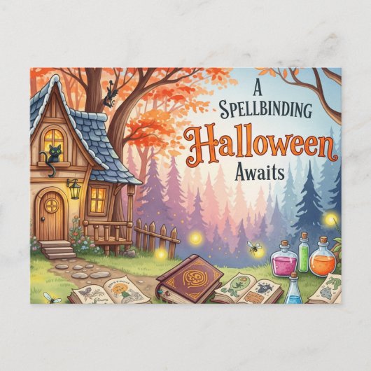 Cute Halloween Postcard ポストカード (正面)