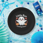 Cute Halloween Pregnancy Announcement ペーパープレート (パーティー)