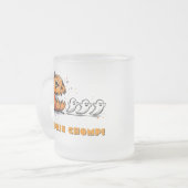 Cute Halloween Pumpkin フロストグラスマグカップ (正面左)