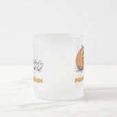 Cute Halloween Pumpkin フロストグラスマグカップ (中央)