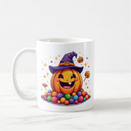 Cute halloween pumpkin candy mug   コーヒーマグカップ