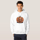 Cute Halloween Pumpkin Graphic Hoodie パーカ (正面フル)