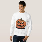 Cute Halloween Pumpkin Graphic T-Shirt  Sweatshirt スウェットシャツ (正面フル)