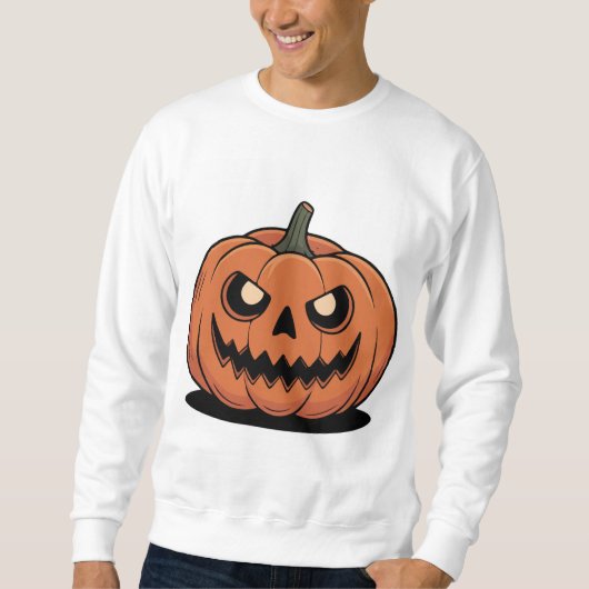 Cute Halloween Pumpkin Graphic T-Shirt  Sweatshirt スウェットシャツ (正面)