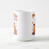 Cute halloween pumpkin party mug コーヒーマグカップ (中央)