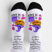 Cute Halloween Pumpkin Spice Season Socks ソックス (上部)