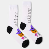 Cute Halloween Pumpkin Spice Season Socks ソックス (右)