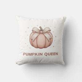 Cute Halloween Pumpkin with bow クッション