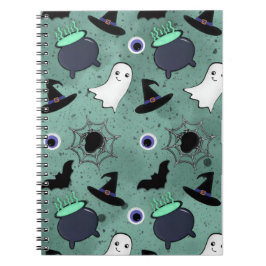 Cute Halloween Seamless Pattern ノートブック