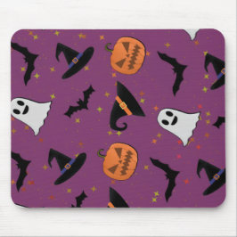 Cute Halloween Seamless Pattern マウスパッド