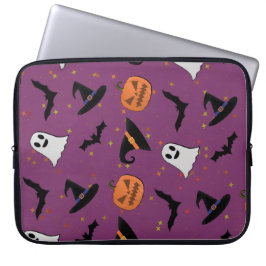 Cute Halloween Seamless Pattern ラップトップスリーブ