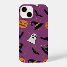 Cute Halloween Seamless Pattern  iPhone 14ケース