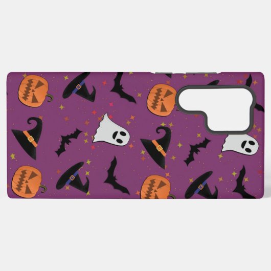 Cute Halloween Seamless Pattern Samsung Galaxyケース (裏面横)