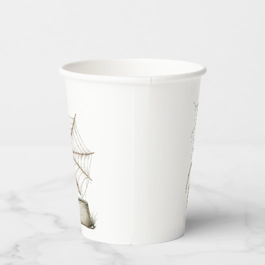 Cute Halloween Spider & Web 紙コップ (右)