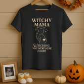 Cute Halloween Witchy Mama  Pregant Wish  Tシャツ