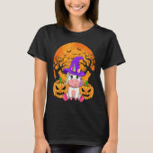 Cute Halloween Witchy Unicorn Halloween Custome Tシャツ (正面)