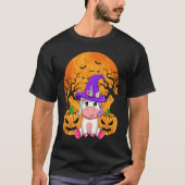 Cute Halloween Witchy Unicorn Halloween Custome Tシャツ (正面)