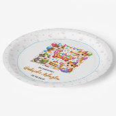 Cute Hamster Birthday Party | Kids Hamster ペーパープレート (アングル)