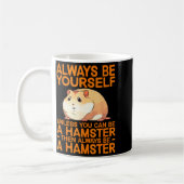 Cute Hamster Design For Men Women Kids Dwarf Hamst コーヒーマグカップ (左)