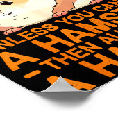 Cute Hamster Design For Men Women Kids Dwarf Hamst ポスター (角)