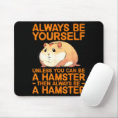 Cute Hamster Design For Men Women Kids Dwarf Hamst マウスパッド (マウス)