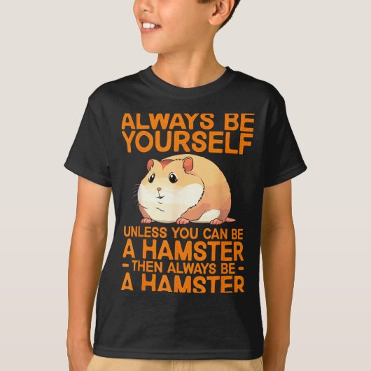Cute Hamster Design For Men Women Kids Dwarf Hamst Tシャツ (正面)