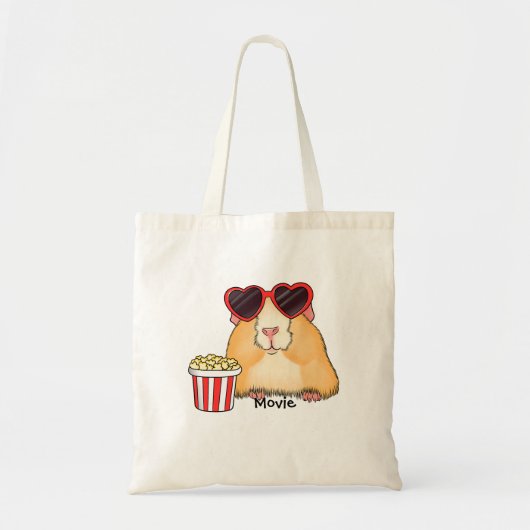 Cute hamster. Movie fan. Hamster lover トートバッグ (正面)