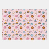 Cute Hand-drawn Little Planet ラッピングペーパーシート (正面3)