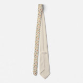 Cute Hand Drawn Spring Bunnies Neck Tie ネクタイ (裏面)