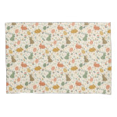 Cute Hand Drawn Spring Bunnies Pillowcase 枕カバー (正面)