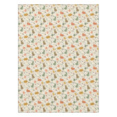 Cute Hand Drawn Spring Bunnies Tablecloth テーブルクロス (正面)