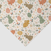 Cute Hand Drawn Spring Bunnies Tissue Paper 薄葉紙 (詳細)