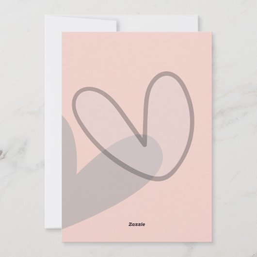 Cute Hand-knit Couple Yarn Dolls Valentine's  シーズンカード (裏面)