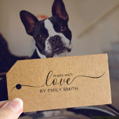 Cute Handmade With Love Small Business or Craft ラベル