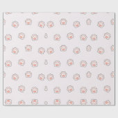 CUTE HAND'S DOG ラッピングペーパー (フラット)