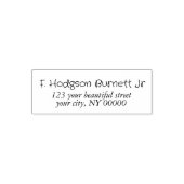 Cute Handwritten Stylish Return Address セルフインキングスタンプ (デザイン)