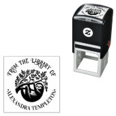 Cute Hanging Sloth #3 Library Book Name セルフインキングスタンプ (インサイチュ)