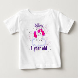 cute Happiness magic unicorn ベビーTシャツ