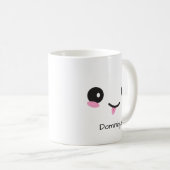 Cute Happy and Sassy Kawaii Face  Customizable Mug コーヒーマグカップ (正面右)