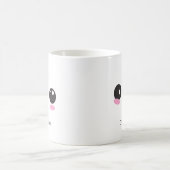 Cute Happy and Sassy Kawaii Face  Customizable Mug コーヒーマグカップ (中央)