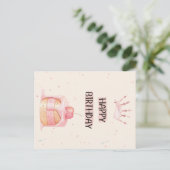 Cute Happy Birthday Card ポストカード (スタンド正面)