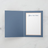 Cute Happy Easter bunny add inside message  シーズンカード (内部)