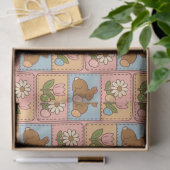 Cute Happy Easter Bunny Quilt Pattern  薄葉紙 (ギフト)