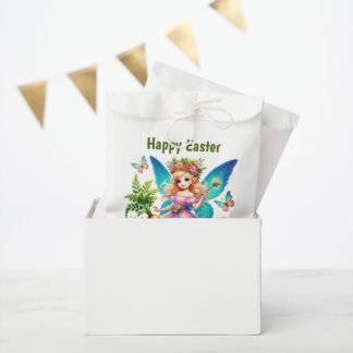 Cute Happy Easter fairy フェイバーバッグ