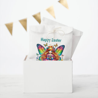 Cute Happy Easter fairy フェイバーバッグ
