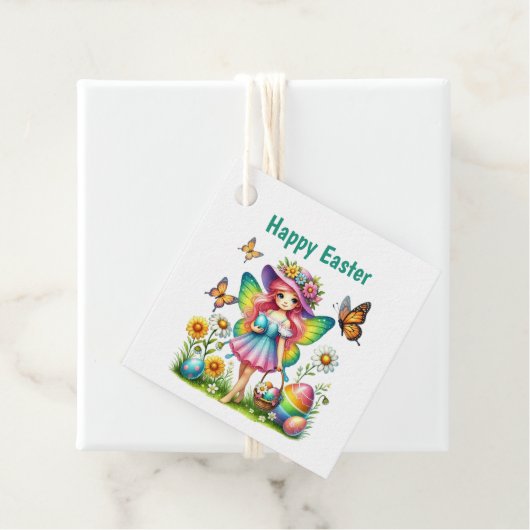 Cute Happy Easter Fairy Customizable フェイバータグ (インサイチュ)