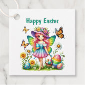 Cute Happy Easter Fairy Customizable フェイバータグ (正面)