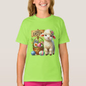Cute Happy Easter lamb Tシャツ (正面)