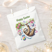 Cute Happy Easter sloth  フェイバーバッグ (クリップ留めされた状態)
