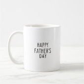 Cute Happy Father's Day Quote Mug コーヒーマグカップ (左)
